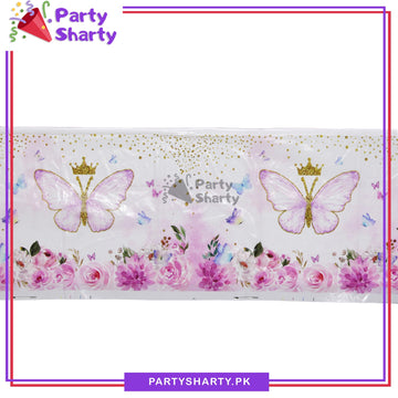 Butterfly Theme Table Cover for Theme Based Party and Decoration